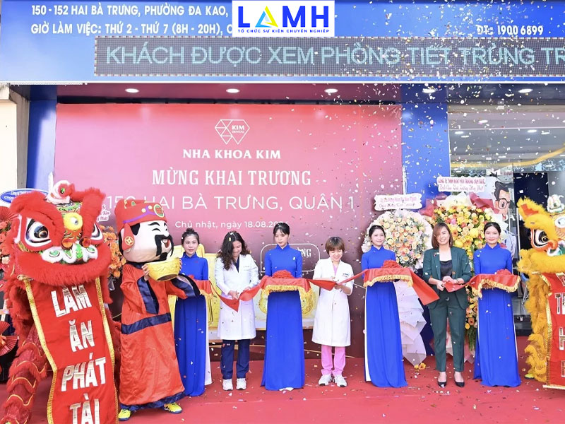 buổi lễ khai trương phòng khám nha khoa tại quận 1 thành công rực rỡ