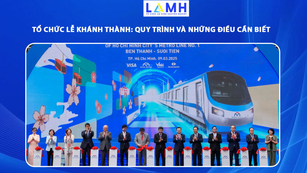 tổ chức lễ khánh thành