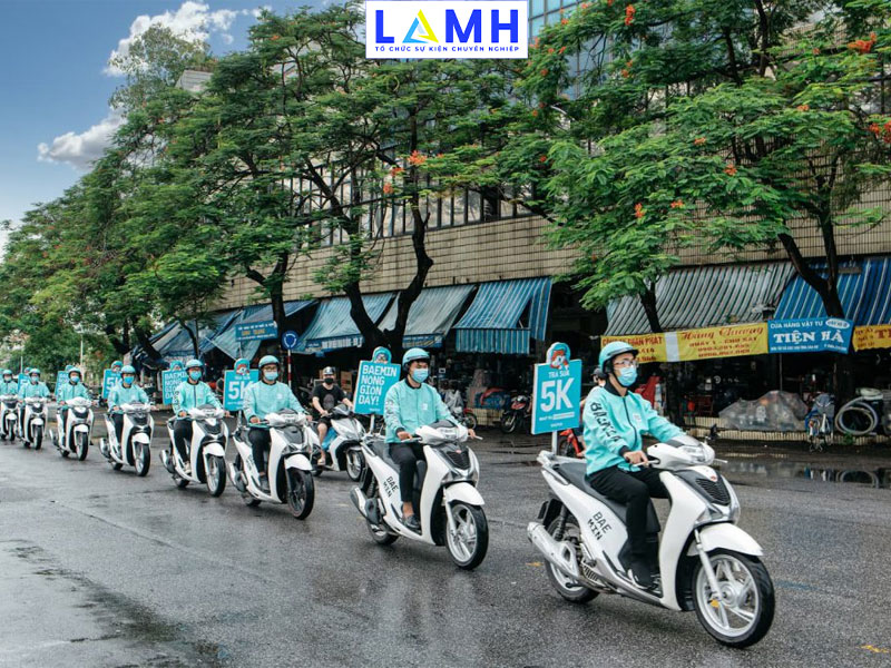 tổ chức roadshow bằng xe máy