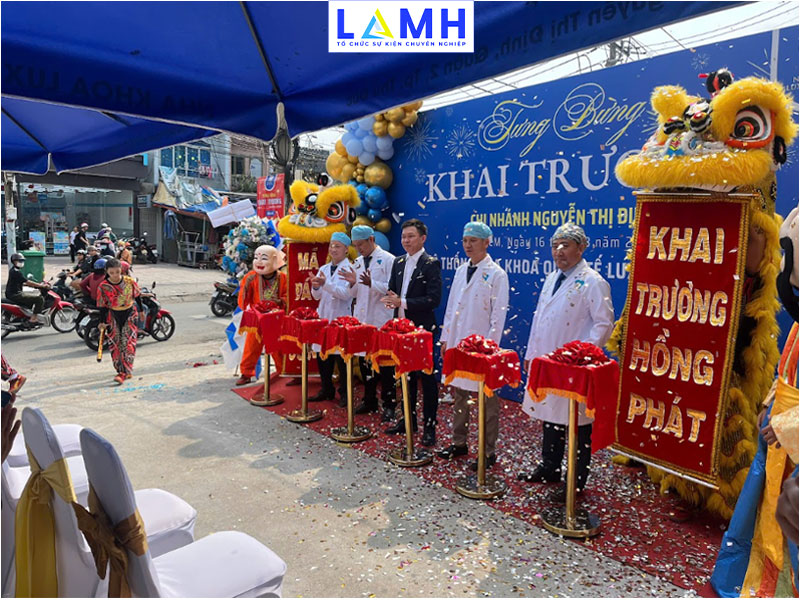 tổ chức sự kiện khai trương nha khoa