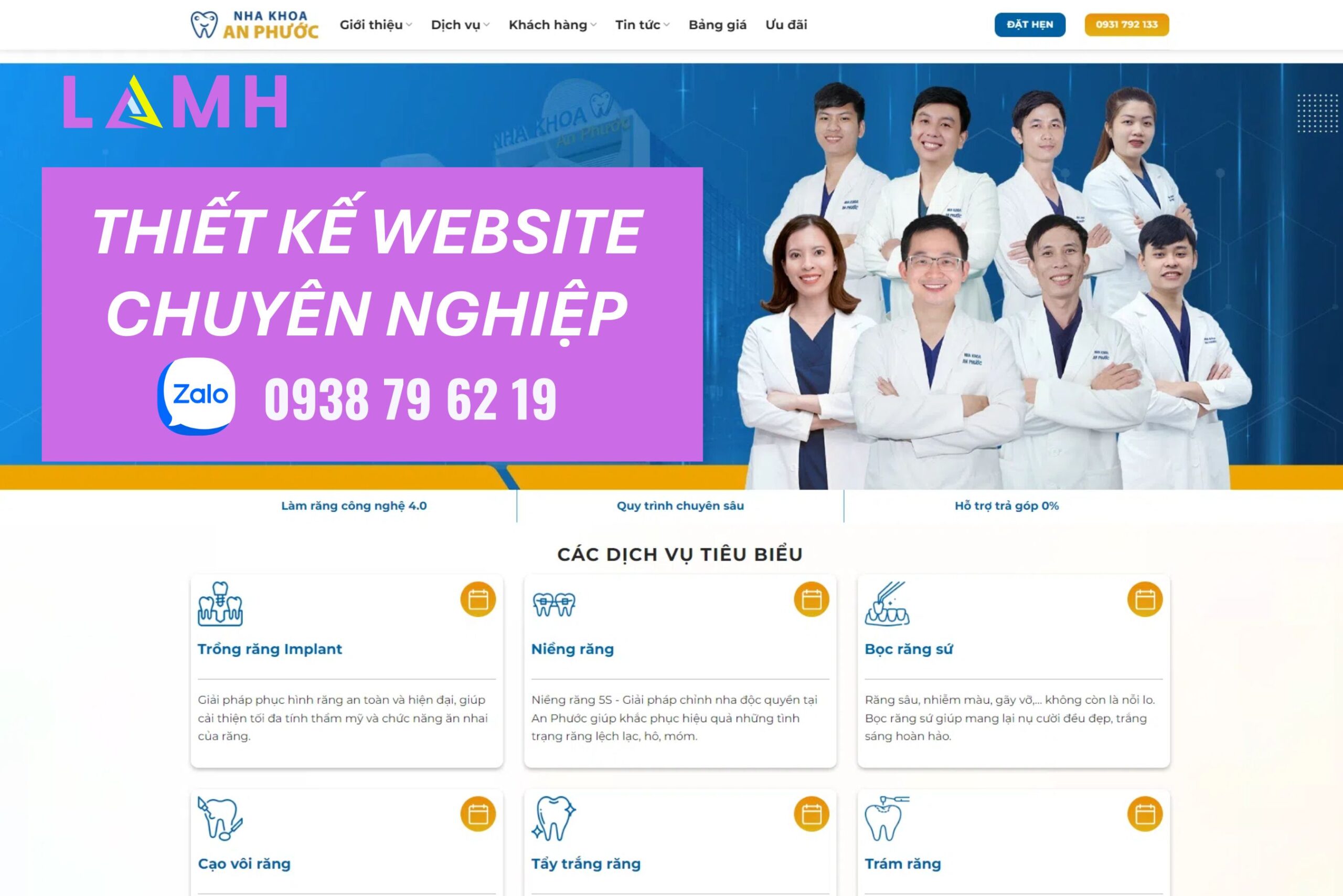 Phát triển website, social media,