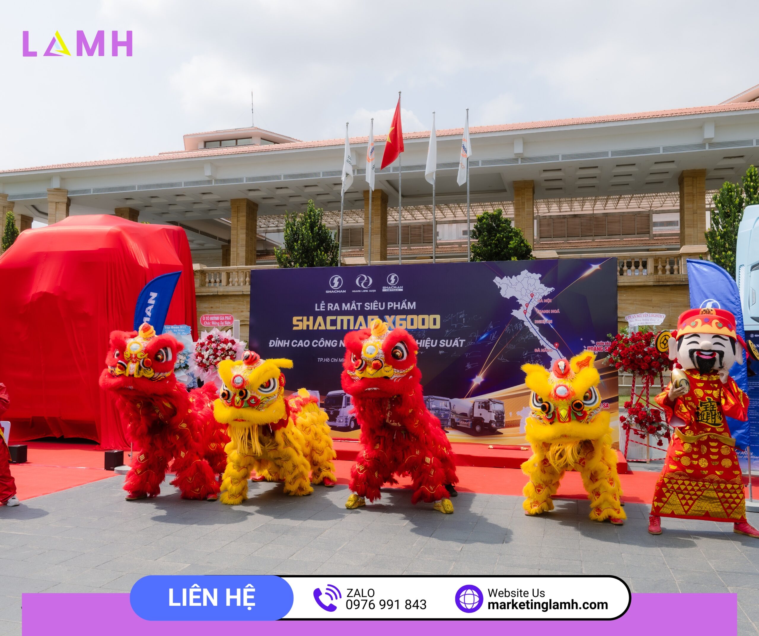 thuê lân sư rồng giá rẻ HCM