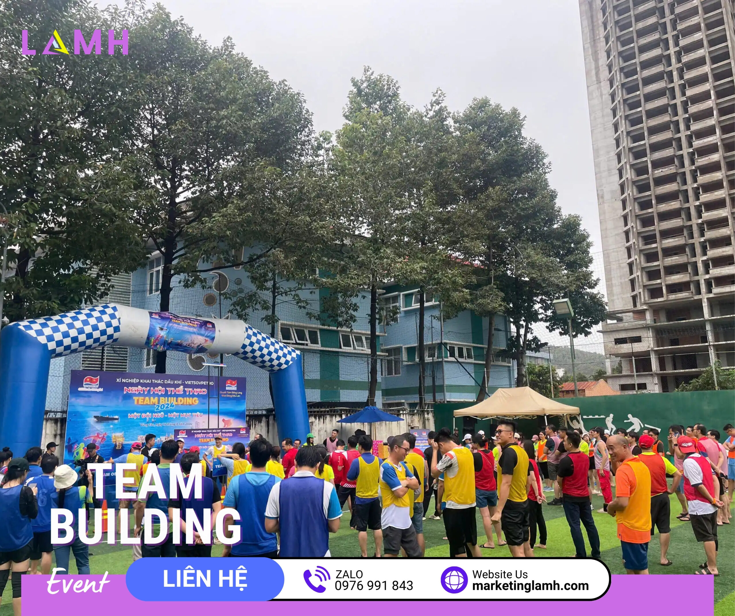 Tổ chức sự kiện hội thao, team building HCM