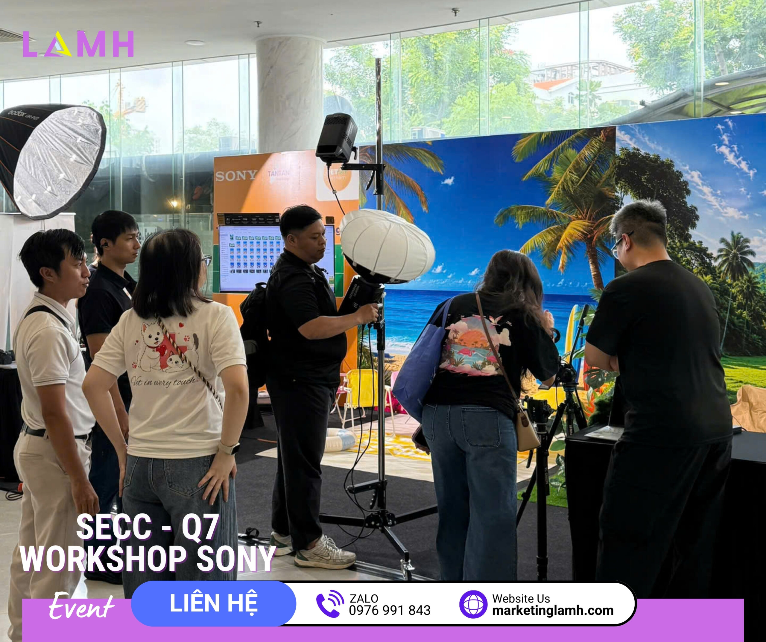 thi công backdrop, decor sự kiện chuyên nghiệp tại TP.HCM