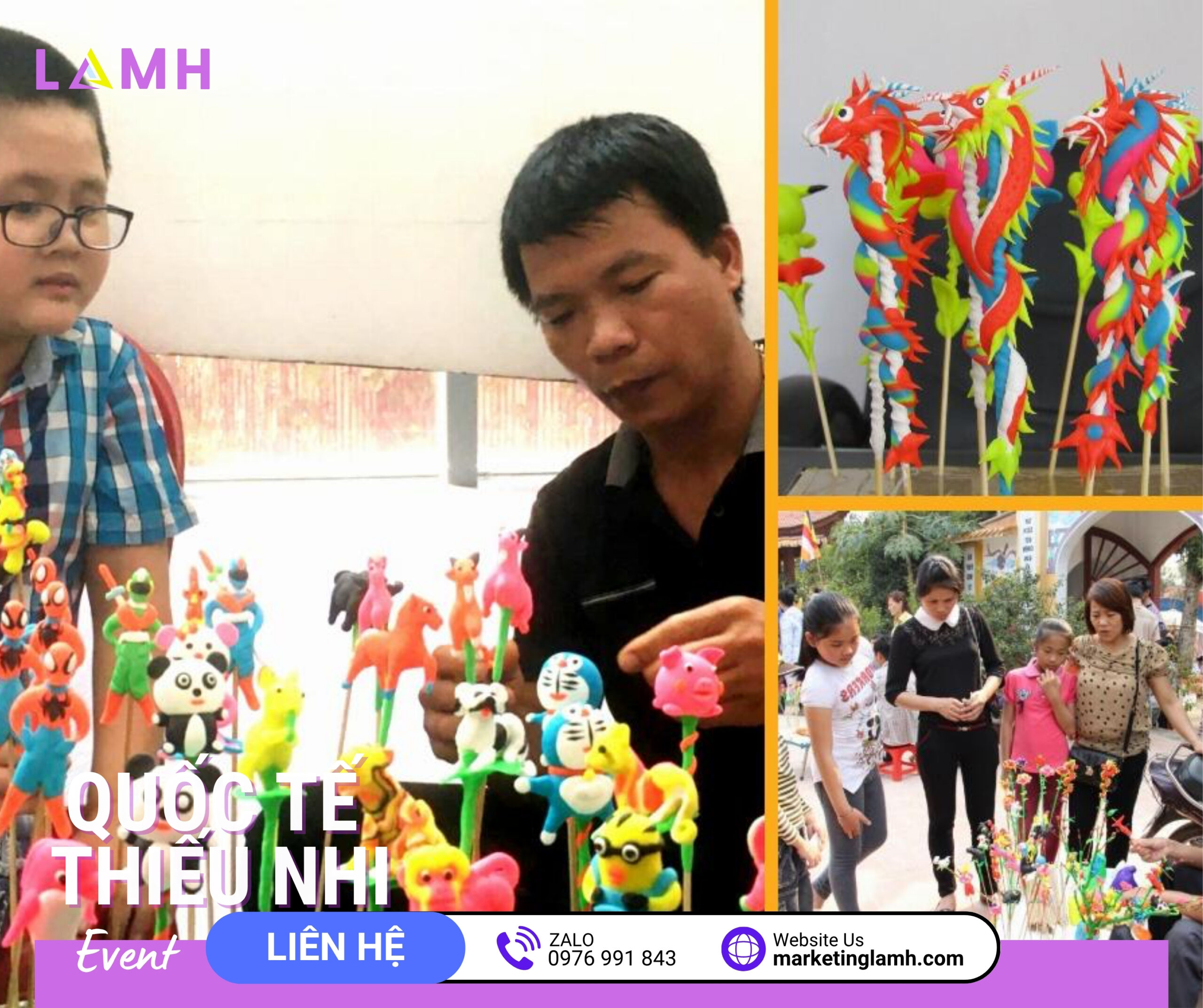 Thuê chú hề, tò he, chú hề ảo thuật, chú hề làm bong bóng, gấu bông, mascot chụp hình