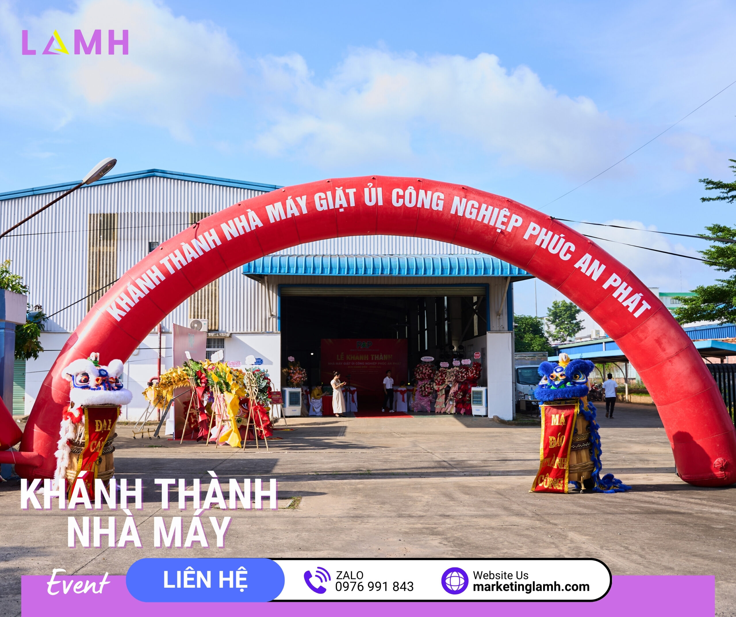 Thuê cổng hơi tổ chức sự kiện khánh thành, động thổ tại HCM, Đồng Nai, Bình Dương