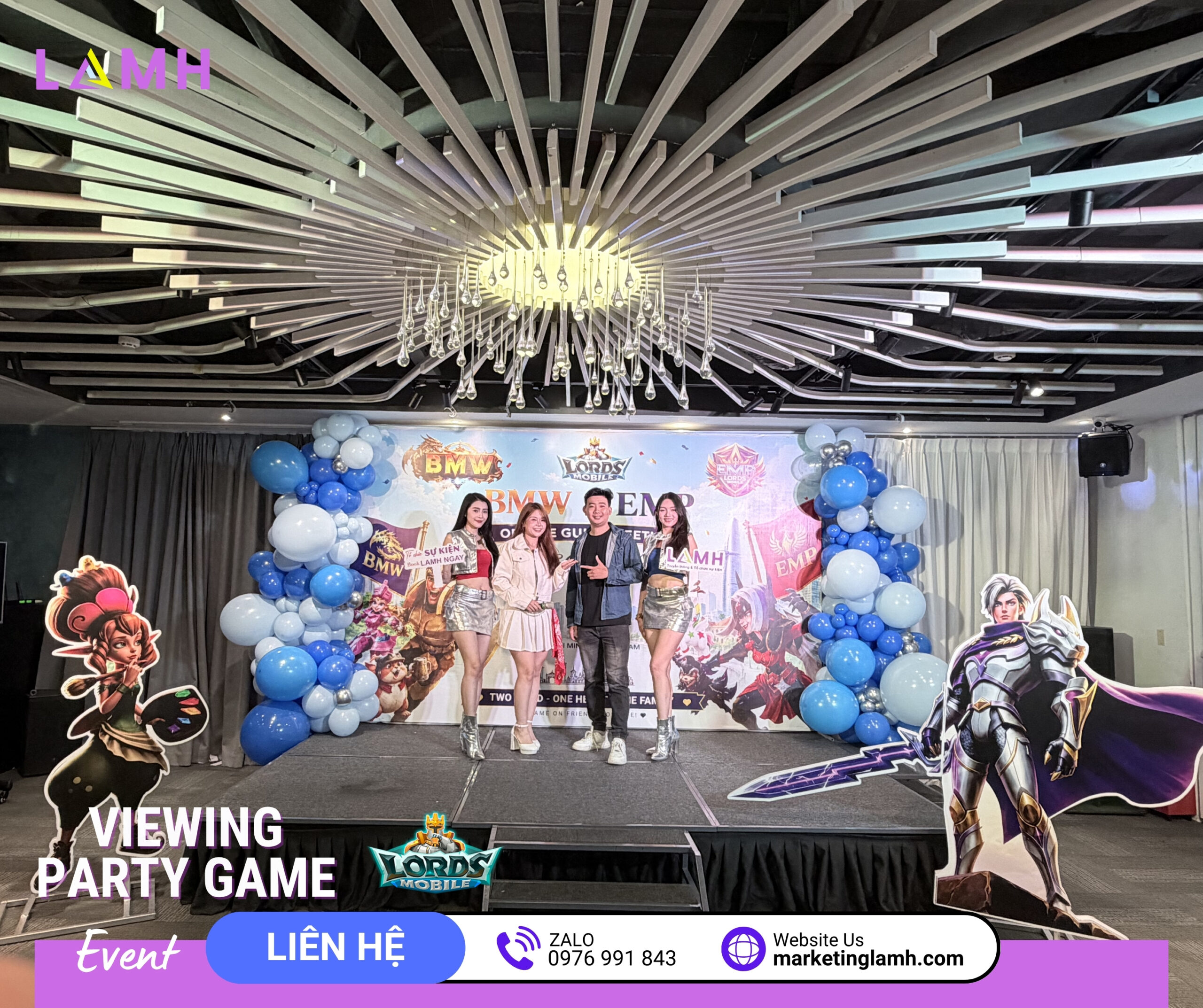 LAMH EVENT Tổ Chức Thành Công Viewing Party Lords Mobile – Đơn Vị Tổ Chức Sự Kiện Gaming & Esports Chuyên Nghiệp Tại TP.HCM, Bình Dương, Đồng Nai