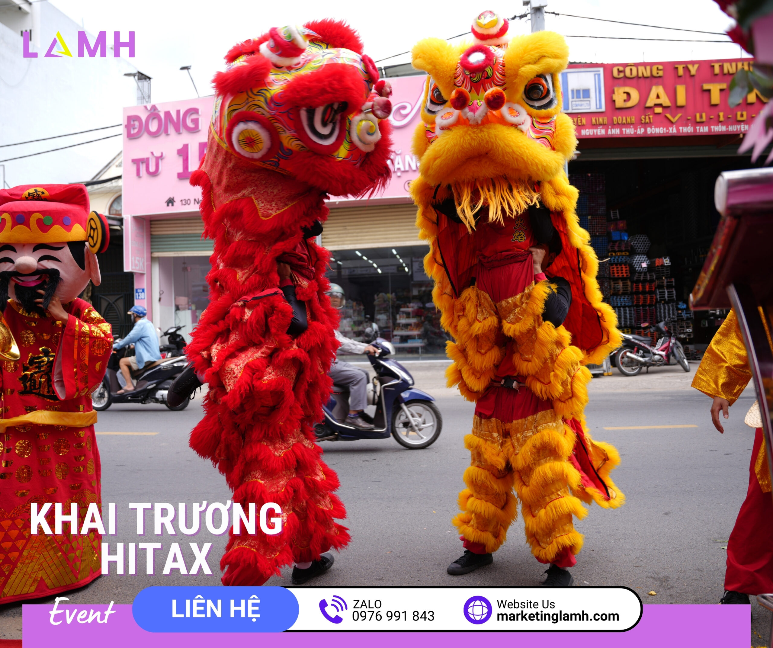 DỊCH VỤ TỔ CHỨC KHAI TRƯƠNG TRỌN GÓI CHỈ TỪ 18 TRIỆU – LAMH EVENT CUNG CẤP ĐẦY ĐỦ HẠNG MỤC MÚA LÂN, ÂM THANH,...