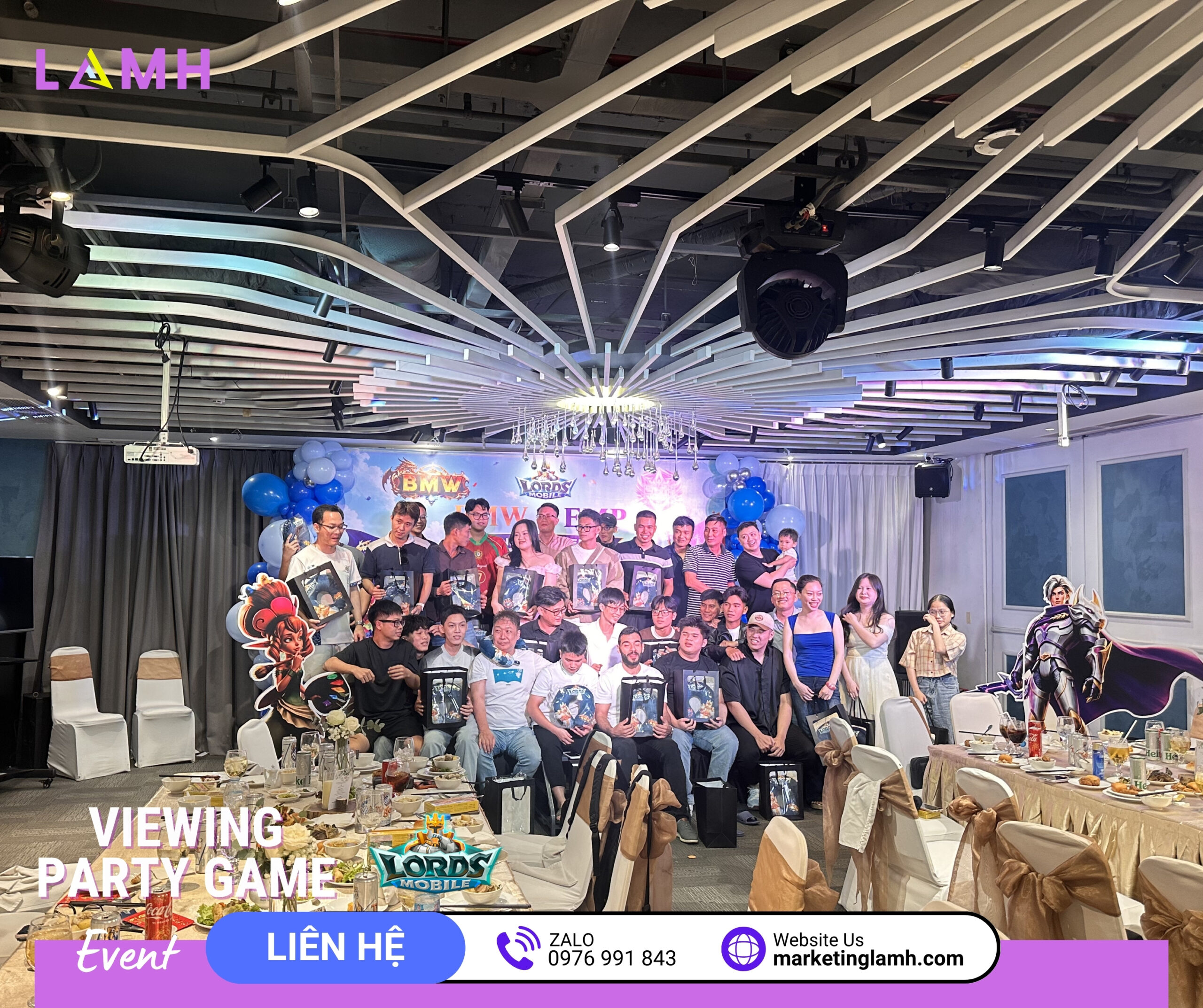 LAMH EVENT Tổ Chức Thành Công Viewing Party Lords Mobile – Đơn Vị Tổ Chức Sự Kiện Gaming & Esports Chuyên Nghiệp Tại TP.HCM, Bình Dương, Đồng Nai